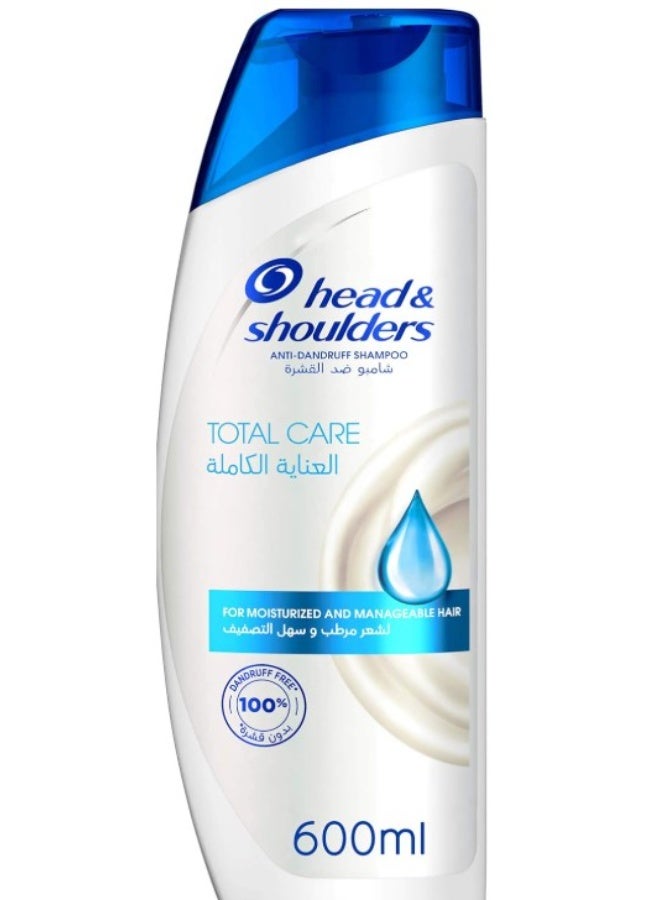 Head & Shoulders Total Care Anti-Dandruff Shampoo 600 ml - Image 1
